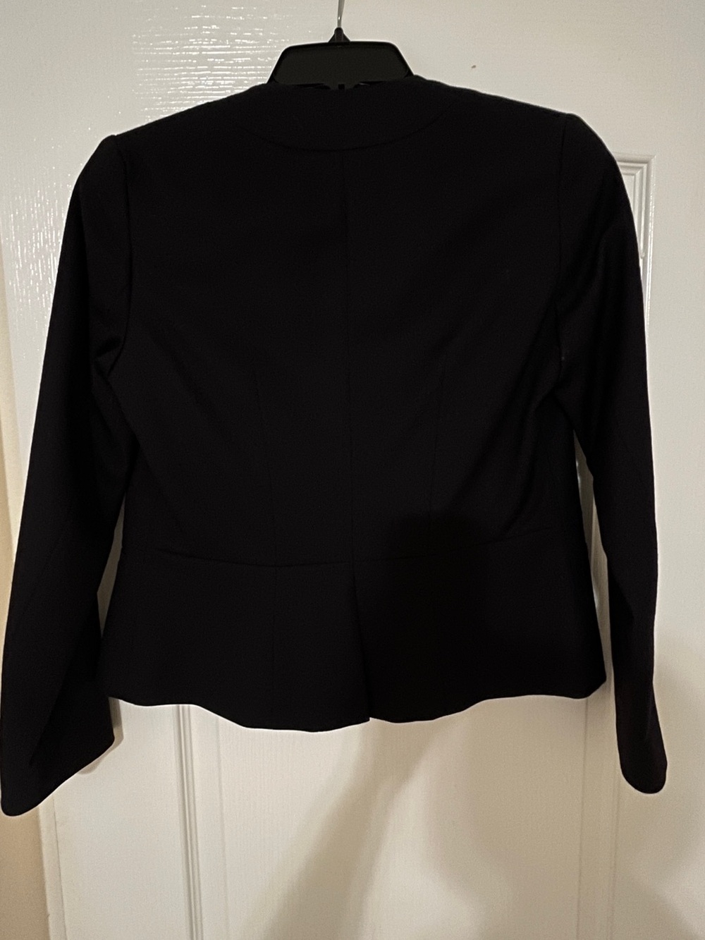 Pendleton Black Women's Peplum Back Blazer Jacket